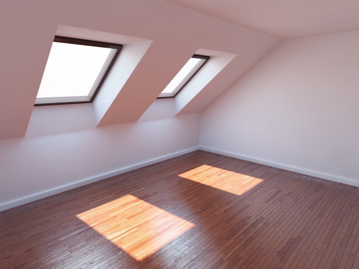 Empty new room